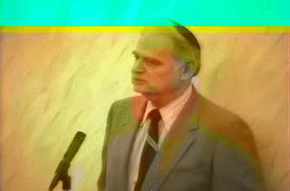 RARE  Rabbi Binyamin Kahane HYD speaks at Cong. Poalei Tzedek in Pittsburgh, 5 14 91 01:34:38